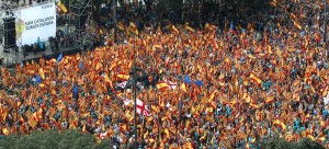 banderas_espana_barcelona_efe