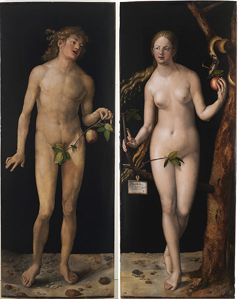 477px-Albrecht_Dürer_-_Adam_and_Eve_(Prado)_2
